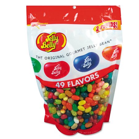 Jelly Belly 2 lb. Bag, 49 Hard Candy Assorted Flavors 98475